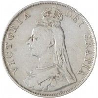 Монета Великобритания 4 шиллинга (2 флорина) 1889