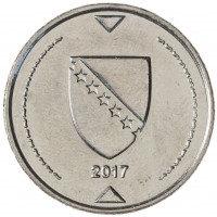Монета Босния и Герцеговина 1 марка 2017