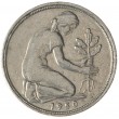 Германия 50 пфеннигов 1950 J