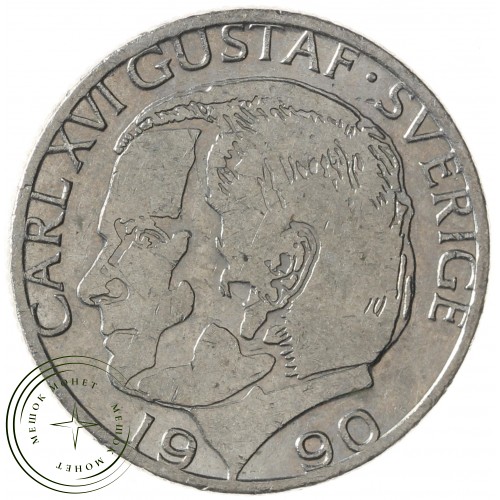 Швеция 1 крона 1990 — 937042560