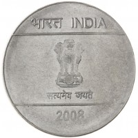 Индия 1 рупия 2008