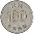 Южная Корея 100 вон 2008