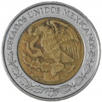 Монета Мексика 1 песо 2005