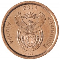 Монета ЮАР 5 центов 2011