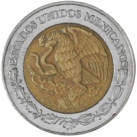 Монета Мексика 2 песо 2006