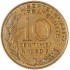 Франция 10 сантимов 1989