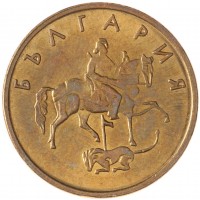 Монета Болгария 5 стотинок 2000