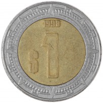 Монета Мексика 1 песо 1998