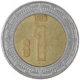 Монета Мексика 1 песо 1998