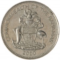 Багамские острова 5 центов 2000