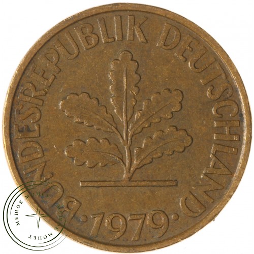 Германия 10 пфеннигов 1979 F — 937041256