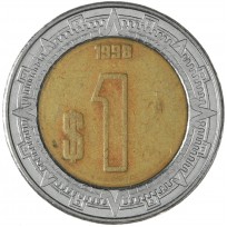 Мексика 1 песо 1998