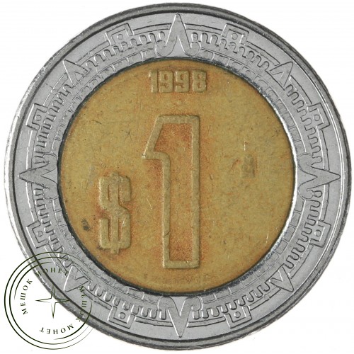 Мексика 1 песо 1998 — 937043444