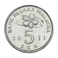 Малайзия 5 сенов 2011