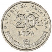 Монета Хорватия 20 лип 2003