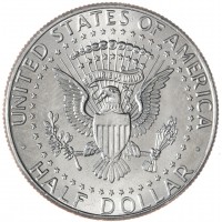 Монета США 50 центов 2021 Kennedy Half Dollar D