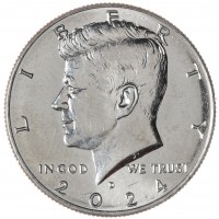 США 50 центов 2024 Kennedy Half Dollar D