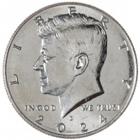 Монета США 50 центов 2024 Kennedy Half Dollar D