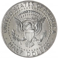 Монета США 50 центов 2024 Kennedy Half Dollar D