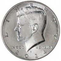 США 50 центов 2024 Kennedy Half Dollar Р