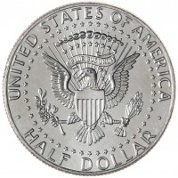 Монета США 50 центов 2024 Kennedy Half Dollar Р