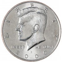 Монета США 50 центов 2000 Kennedy Half Dollar D