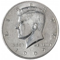 США 50 центов 1999 Kennedy Half Dollar D