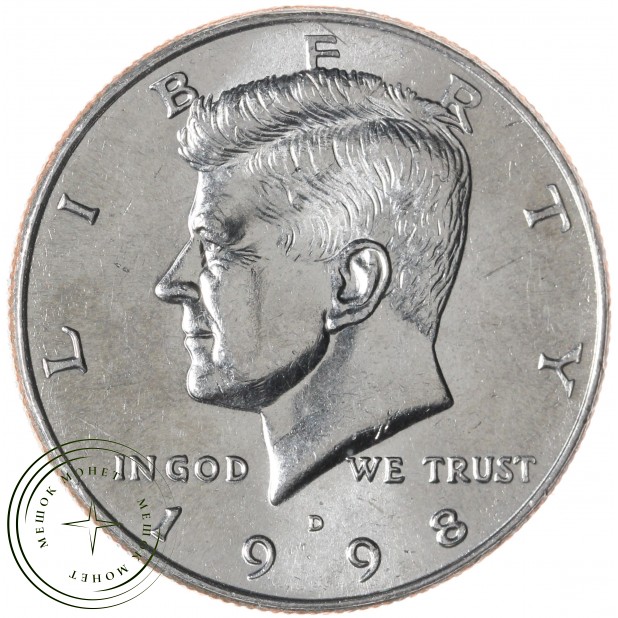 США 50 центов 1998 Kennedy Half Dollar D