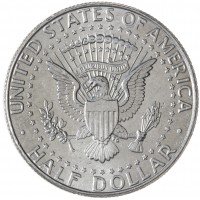 Монета США 50 центов 1998 Kennedy Half Dollar D