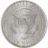 Монета США 50 центов 1998 Kennedy Half Dollar Р