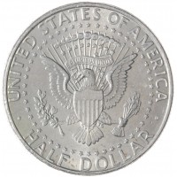Монета США 50 центов 1993 Kennedy Half Dollar D