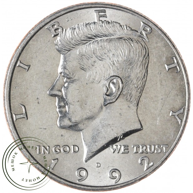 США 50 центов 1992 Kennedy Half Dollar D