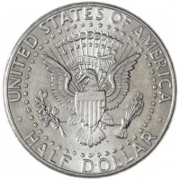 Монета США 50 центов 1992 Kennedy Half Dollar D