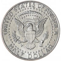 Монета США 50 центов 1989 Kennedy Half Dollar D