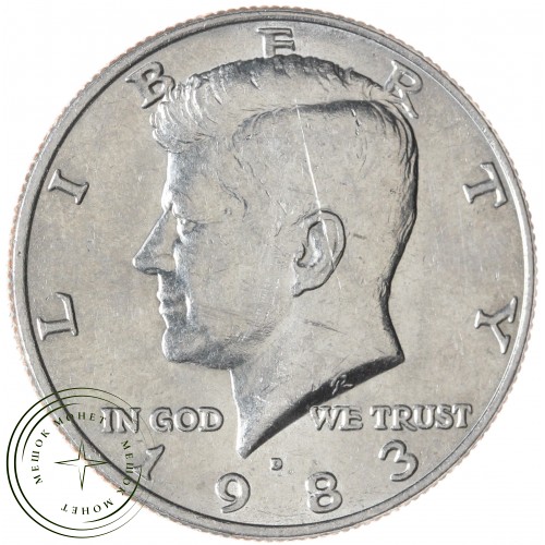 США 50 центов 1983 Kennedy Half Dollar D — 937045179