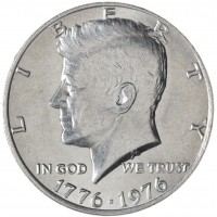 США 50 центов 1976 США 200 лет независимости