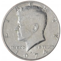 США 50 центов 1974 Kennedy Half Dollar D