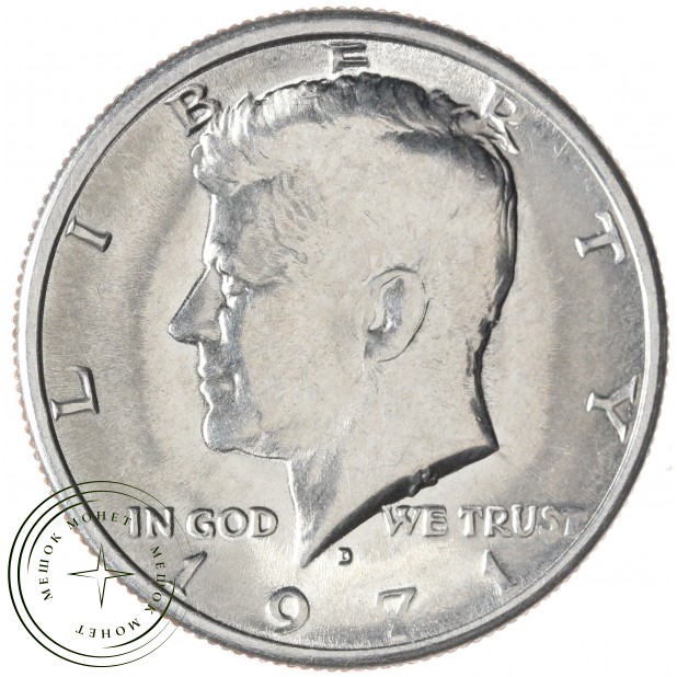 США 50 центов 1971 Kennedy Half Dollar D