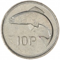 Ирландия 10 пенсов 1995