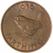 Великобритания 1 фартинг 1939