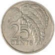 Тринидад и Тобаго 25 центов 1980