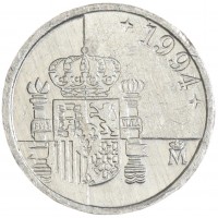 Монета Испания 1 песета 1994