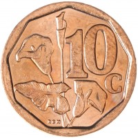 ЮАР 10 центов 2016