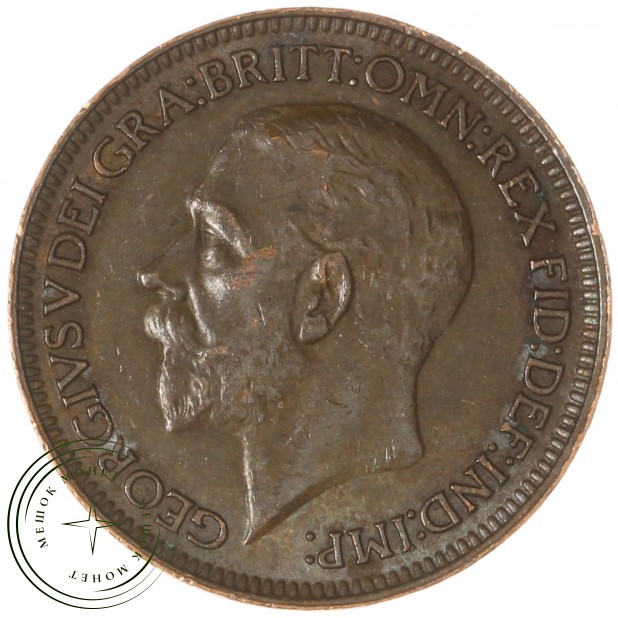 Великобритания 1 фартинг 1936 — 937046135