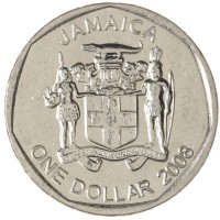 Ямайка 1 доллар 2008
