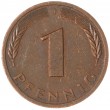 Германия 1 пфенниг 1981 J