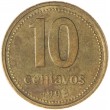 Аргентина 10 сентаво 1993