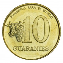 Монета Парагвай 10 гуарани 1996
