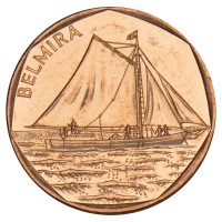 Кабо-Верде 5 эскудо 1994 Belmira (Корабли)