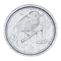 Острова Кука 1 цент 2017 Крапивник